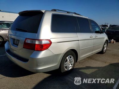 Trzecie zdjęcie samochodu z tyłu: 2007 HONDA ODYSSEY EX VIN:5FNRL38437B456996 - miniatura