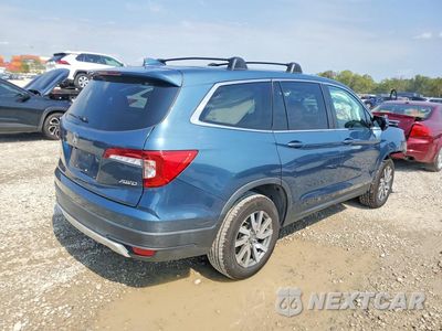 Trzecie zdjęcie samochodu z tyłu: 2020 HONDA PILOT EX VIN:5FNYF6H31LB065559 - miniatura