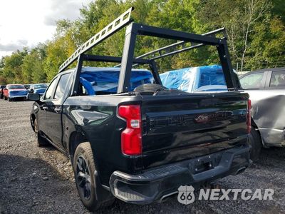 Drugie zdjęcie samochodu z przodu: 2019 CHEVROLET SILVERADO K1500 CUSTOM VIN:3GCUYBEF8KG105418 - miniatura