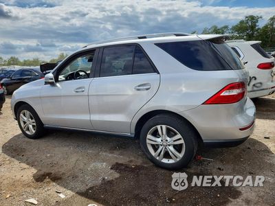 Drugie zdjęcie samochodu z przodu: 2014 MERCEDES-BENZ ML 350 4MATIC VIN:4JGDA5HBXEA428396 - miniatura