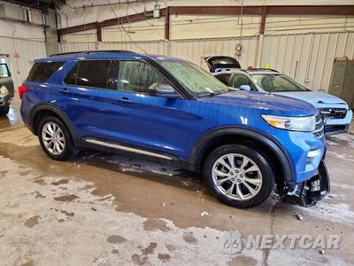 Czwarte zdjęcie samochodu z boku: 2020 FORD EXPLORER XLT VIN:1FMSK8DH5LGA59814 - miniatura