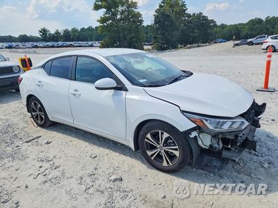 Czwarte zdjęcie samochodu z boku: 2020 NISSAN SENTRA SV VIN:3N1AB8CV4LY232523 - miniatura