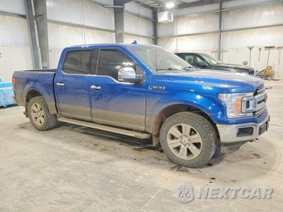 Czwarte zdjęcie samochodu z boku: 2018 FORD F150 SUPERCREW VIN:1FTEW1EP2JFA96079 - miniatura