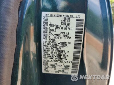 Zdjęcie 12 z 12 samochodu: 2001 NISSAN FRONTIER XE VIN:1N6DD26SX1C327268 - miniatura