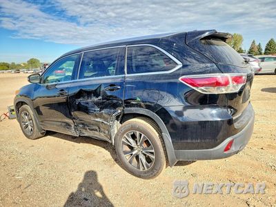 Drugie zdjęcie samochodu z przodu: 2016 TOYOTA HIGHLANDER XLE VIN:5TDJKRFH1GS313050 - miniatura