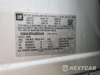 Zdjęcie 13 z 13 samochodu: 2018 CHEVROLET EQUINOX LT VIN:3GNAXJEV4JS620443 - miniatura