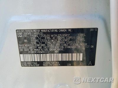 Zdjęcie 13 z 13 samochodu: 2013 TOYOTA RAV4 LE VIN:2T3BFREV8DW082237 - miniatura
