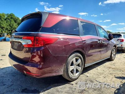 Trzecie zdjęcie samochodu z tyłu: 2019 HONDA ODYSSEY EXL VIN:5FNRL6H76KB125382 - miniatura