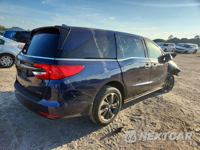 Trzecie zdjęcie samochodu z tyłu: 2021 HONDA ODYSSEY ELITE VIN:5FNRL6H9XMB015519 - miniatura