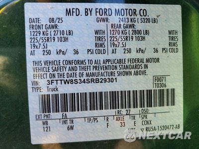 Zdjęcie 13 z 13 samochodu: 2025 FORD MAVERICK LARIAT VIN:3FTTW8S34SRB29301 - miniatura