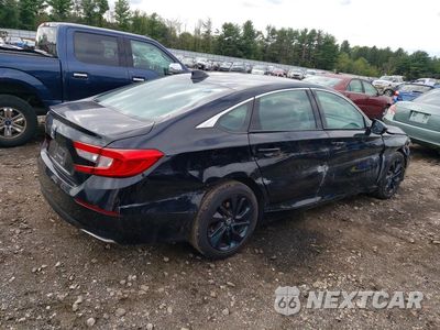 Trzecie zdjęcie samochodu z tyłu: 2018 HONDA ACCORD LX VIN:1HGCV1F15JA066724 - miniatura