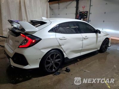 Trzecie zdjęcie samochodu z tyłu: 2018 HONDA CIVIC SPORT TOURING VIN:SHHFK7H92JU427780 - miniatura
