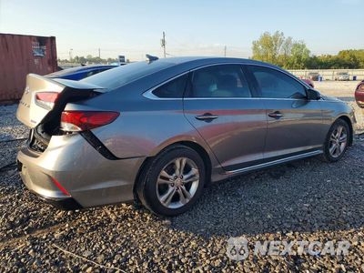 Trzecie zdjęcie samochodu z tyłu: 2019 HYUNDAI SONATA SPORT VIN:5NPE34AF5KH735733 - miniatura