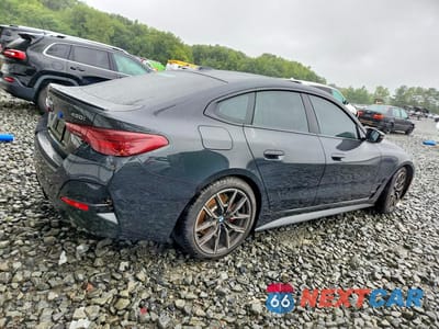 Trzecie zdjęcie samochodu z tyłu: 2025 BMW 430XI GRAN COUPE VIN:WBA33FB06SFU43383 - miniatura