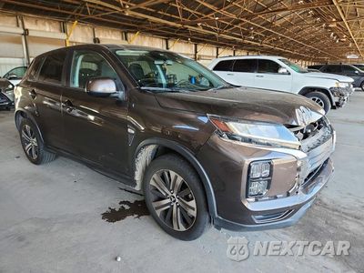 Czwarte zdjęcie samochodu z boku: 2021 MITSUBISHI OUTLANDER SPORT ES VIN:JA4APUAU1MU011106 - miniatura