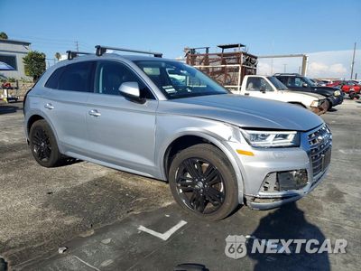 Czwarte zdjęcie samochodu z boku: 2019 AUDI Q5 PREMIUM PLUS VIN:WA1BNAFY5K2032599 - miniatura
