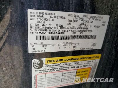 Zdjęcie 13 z 13 samochodu: 2019 FORD EXPEDITION MAX XLT VIN:1FMJK1HT3KEA52355 - miniatura
