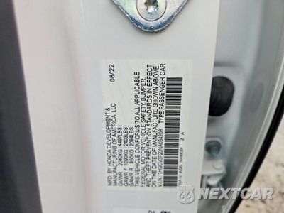 Zdjęcie 12 z 12 samochodu: 2022 HONDA ACCORD HYBRID SPORT VIN:1HGCV3F20NA034208 - miniatura