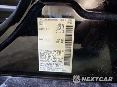 Zdjęcie 12 z 12 samochodu: 2020 NISSAN ALTIMA S VIN:1N4BL4BV4LC190510 - miniatura