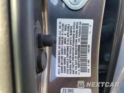 Zdjęcie 12 z 12 samochodu: 2010 HONDA CIVIC LX VIN:19XFA1F50AE058666 - miniatura