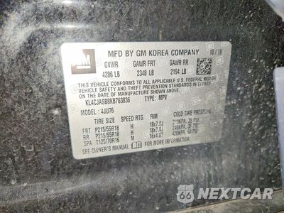Zdjęcie 13 z 13 samochodu: 2019 BUICK ENCORE PREFERRED VIN:KL4CJASB8KB763836 - miniatura