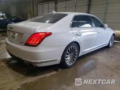 Trzecie zdjęcie samochodu z tyłu: 2017 GENESIS G90 PREMIUM VIN:KMHG34JA8HU034823 - miniatura