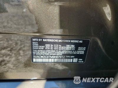 Zdjęcie 13 z 13 samochodu: 2021 BMW X7 XDRIVE40I VIN:5UXCW2C07M9H07912 - miniatura