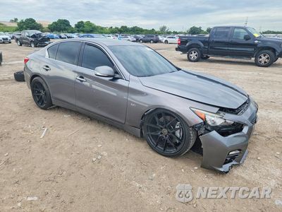 Czwarte zdjęcie samochodu z boku: 2016 INFINITI Q50 SPORT VIN:JN1EV7AP9GM300430 - miniatura