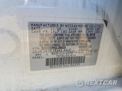 Zdjęcie 12 z 12 samochodu: 2016 NISSAN VERSA NOTE VIN:3N1CE2CP6GL366533 - miniatura