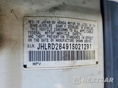 Zdjęcie 13 z 13 samochodu: 2001 HONDA CR-V LX VIN:JHLRD28491S021291 - miniatura