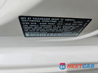 Zdjęcie 12 z 12 samochodu: 2013 VOLKSWAGEN PASSAT SEL VIN:1VWCH7A30DC100706 - miniatura