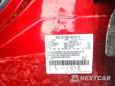 Zdjęcie 13 z 13 samochodu: 2018 FORD EDGE TITANIUM VIN:2FMPK4K95JBC22413 - miniatura