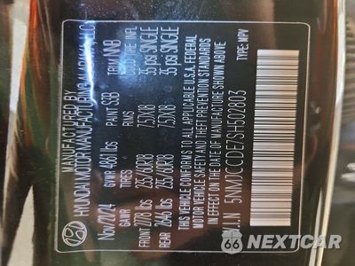 Zdjęcie 13 z 13 samochodu: 2025 HYUNDAI TUCSON SEL VIN:5NMJCCDE7SH502803 - miniatura