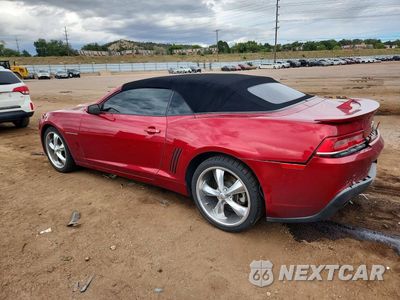 Drugie zdjęcie samochodu z przodu: 2014 CHEVROLET CAMARO LT VIN:2G1FC3D30E9177161 - miniatura