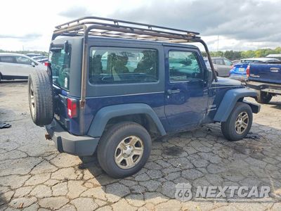 Trzecie zdjęcie samochodu z tyłu: 2013 JEEP WRANGLER SPORT VIN:1C4AJWAG8DL562085 - miniatura