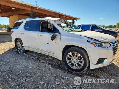 Czwarte zdjęcie samochodu z boku: 2019 CHEVROLET TRAVERSE PREMIER VIN:1GNERKKWXKJ255042 - miniatura