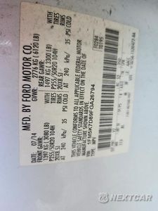 Zdjęcie 14 z 14 samochodu: 2015 FORD EXPLORER XLT VIN:1FM5K7D89FGA26794 - miniatura
