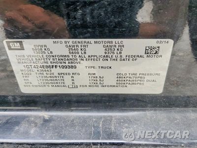 Zdjęcie 13 z 13 samochodu: 2015 GMC SIERRA K3500 DENALI VIN:1GT424E86FF109389 - miniatura
