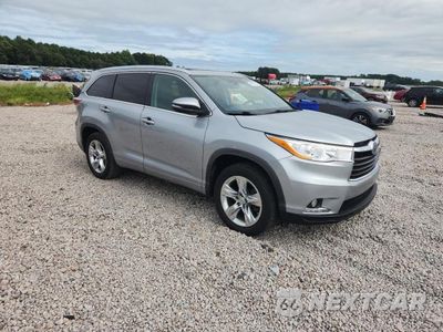 Czwarte zdjęcie samochodu z boku: 2014 TOYOTA HIGHLANDER LIMITED PLATINUM VIN:5TDYKRFH7ES023505 - miniatura