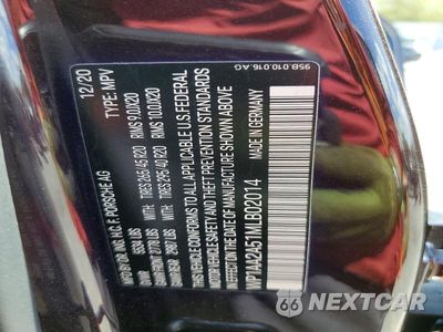 Zdjęcie 12 z 12 samochodu: 2021 PORSCHE MACAN VIN:WP1AA2A51MLB02014 - miniatura