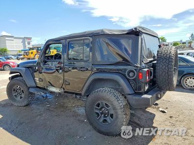Drugie zdjęcie samochodu z przodu: 2018 JEEP WRANGLER UNLIMITED SPORT VIN:1C4HJXDG5JW151978 - miniatura