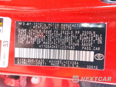 Zdjęcie 12 z 12 samochodu: 2026 TOYOTA CAMRY NIGHTSHADE VIN:4T1DBADK6TU037480 - miniatura