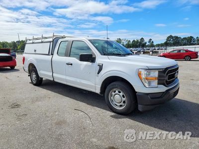 Czwarte zdjęcie samochodu z boku: 2021 FORD F150 SUPER CAB VIN:1FTEX1C50MKE31768 - miniatura