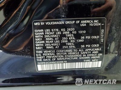 Zdjęcie 13 z 13 samochodu: 2025 VOLKSWAGEN ATLAS CROSS SPORT SEL PREMIUM R-LINE VIN:1V2FE2CA4SC203579 - miniatura