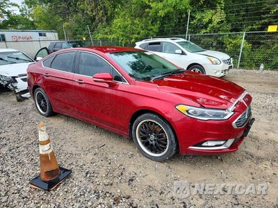 Czwarte zdjęcie samochodu z boku: 2017 FORD FUSION TITANIUM VIN:3FA6P0K9XHR116003 - miniatura