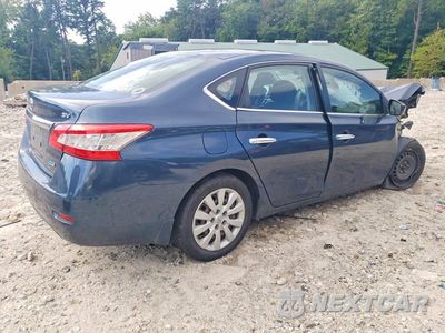 Trzecie zdjęcie samochodu z tyłu: 2014 NISSAN SENTRA SV VIN:3N1AB7AP7EL675599 - miniatura