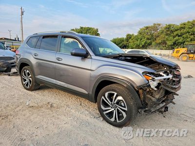 Czwarte zdjęcie samochodu z boku: 2022 VOLKSWAGEN ATLAS SEL VIN:1V2BR2CA1NC527919 - miniatura