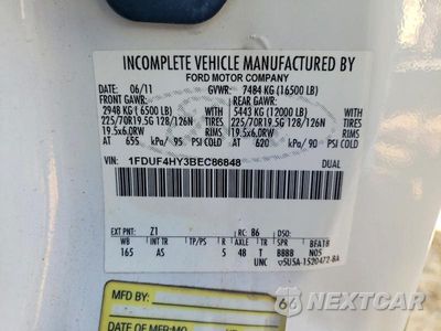 Zdjęcie 14 z 14 samochodu: 2011 FORD F450 SUPER DUTY BOX TRUCK VIN:1FDUF4HY3BEC86848 - miniatura