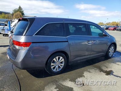 Trzecie zdjęcie samochodu z tyłu: 2016 HONDA ODYSSEY SE VIN:5FNRL5H34GB122561 - miniatura