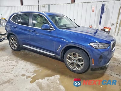 Czwarte zdjęcie samochodu z boku: 2022 BMW X3 XDRIVE30I VIN:5UX53DP06N9M92707 - miniatura